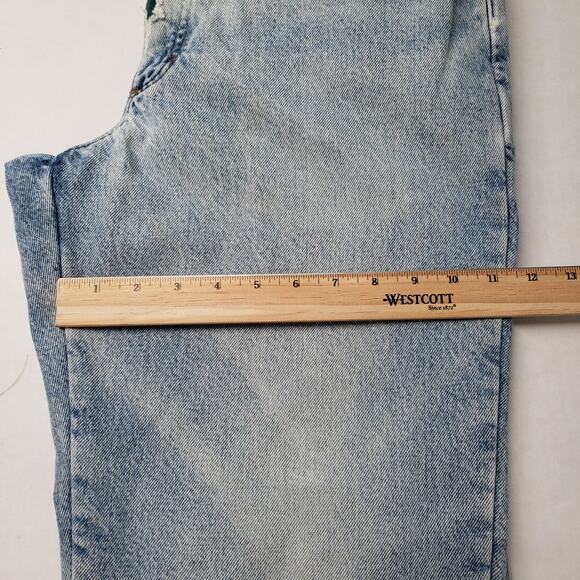 Vintage LL Bean Double L Jeans Mens 31 Blue Denim Natural Fit Flannel Lined - Picture 9 of 16